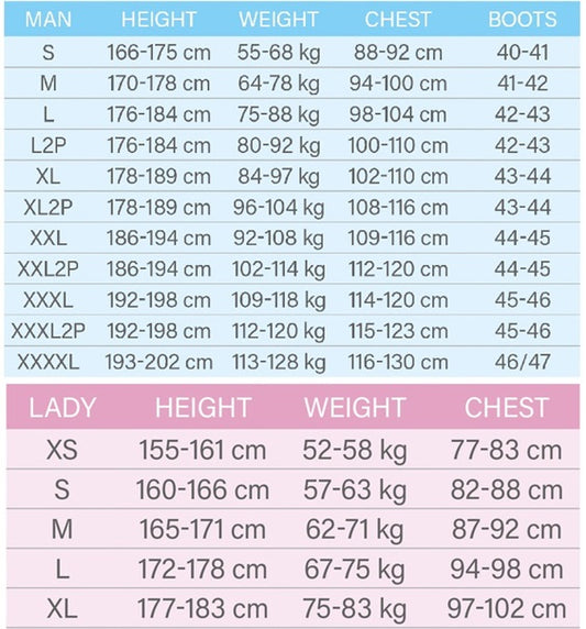 Muta stagna Seac Warm Dry