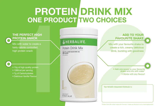 Herbalife Protein Drink Mix Vanilla - Best Protein Shake Powder - Scubamarket