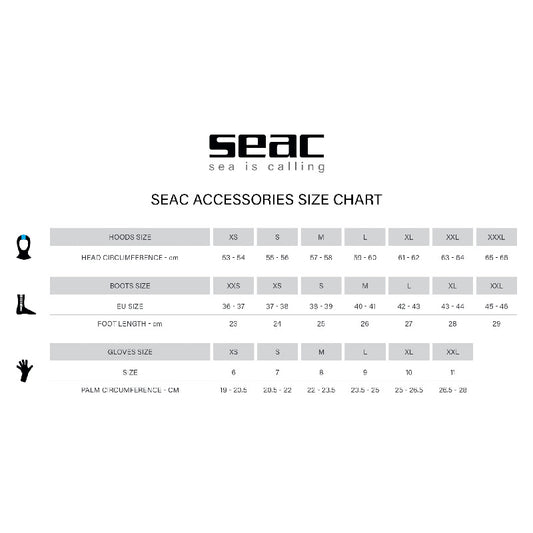 Guanto Seac Dry Seal 5mm cod 03002