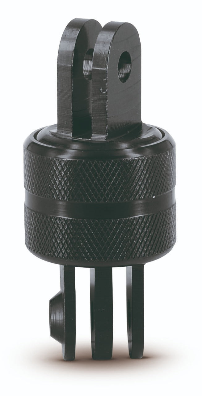 Soporte giratorio de aluminio de 360 grados para GoPro, ideal para buceadores.