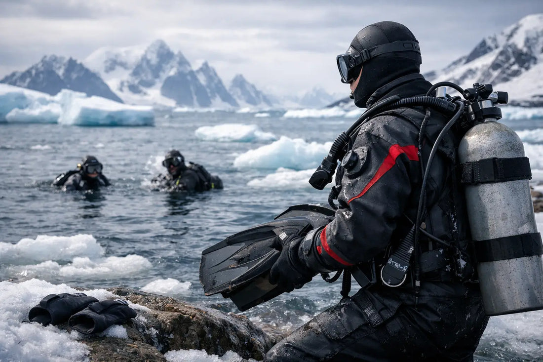 Guida alla muta stagna per immersioni fredde