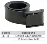 Abyss Star Rubber Belt - Adjustable Diving Weight Belt - Scubamarket