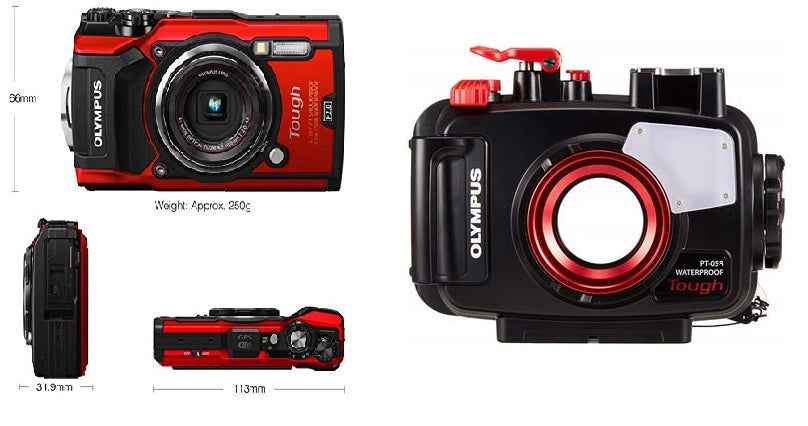 Set Olympus TG7 Tough Diver