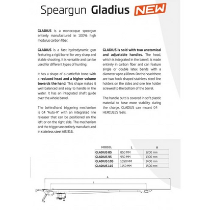 FUCILE C4 GLADIUS 85