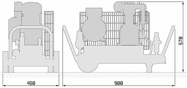 Coltri Eolo low pressure compressor