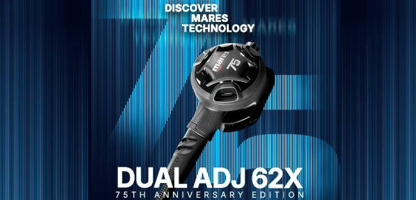 Mares DUAL ADJ 62X Underwater Regulator -Special Edition 75 Anniversary - 416280
