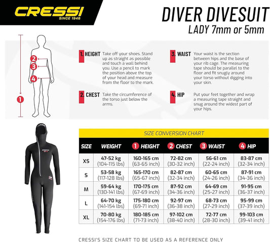 Cressi Diver 5mm Wetsuit