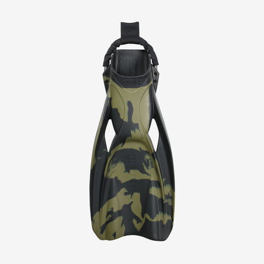 Pinna Mares Power Plana Tactical Green diving fins made of high-quality natural rubber for technical and cave diving