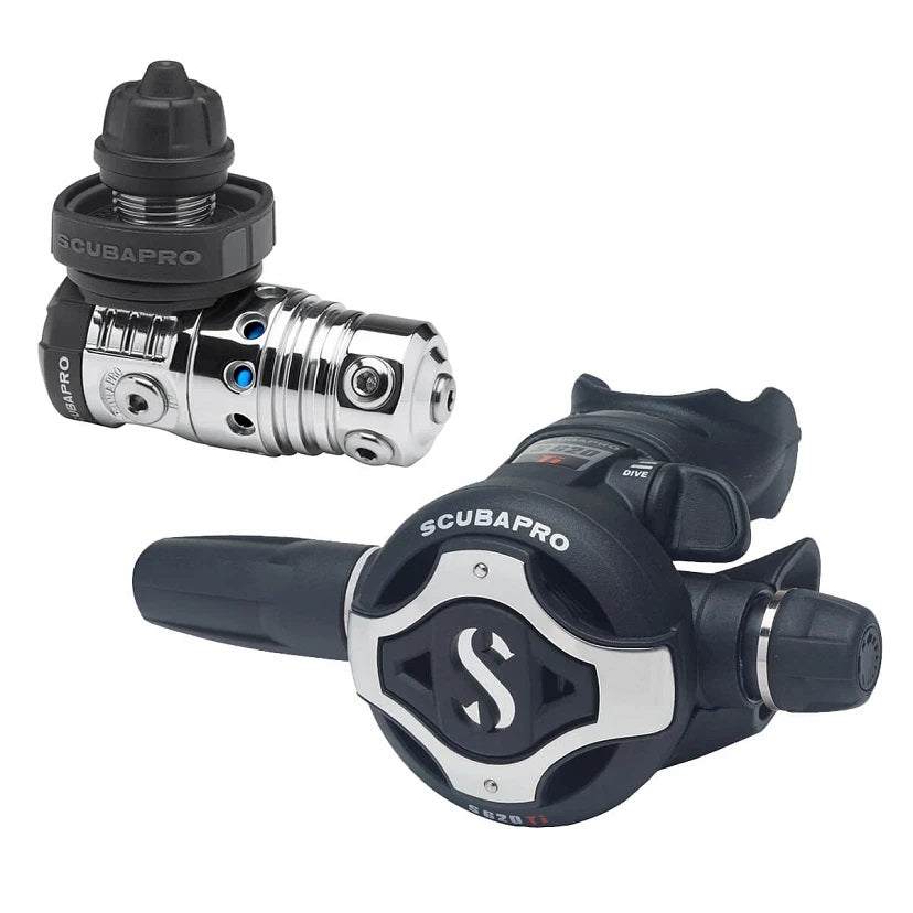 Erogatore Subacqueo Scubapro MK25 EVO DIN 300 S620 Ti con tubo titanio resistenza congelamento alta prestazione immersione