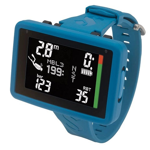 Scubapro Luna 2.0 wrist dive computer with high-contrast display and LED backlight for clear underwater readability
