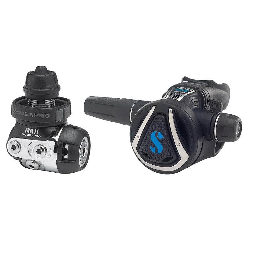Erogatore Scubapro MK11/C370 regolatore di immersione compatto e bilanciato in ottone cromato