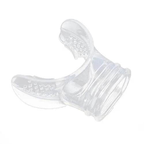 Boccaglio Scubatech in silicone alimentare trasparente per immersioni subacquee morbido e confortevole