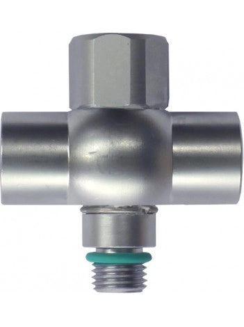 SCUBATEC 180° JOINT FOR BP REGULATOR HOSE 3 OUTLETS 3/8 